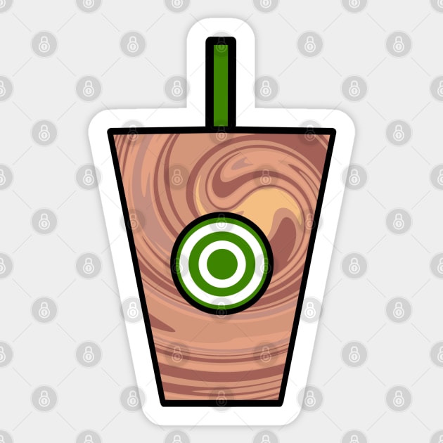 Iced coffee Sticker by hcohen2000